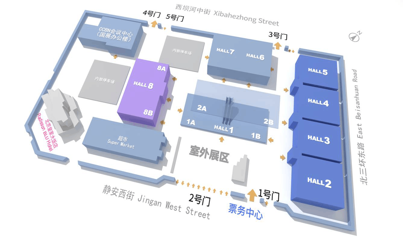 展馆分布