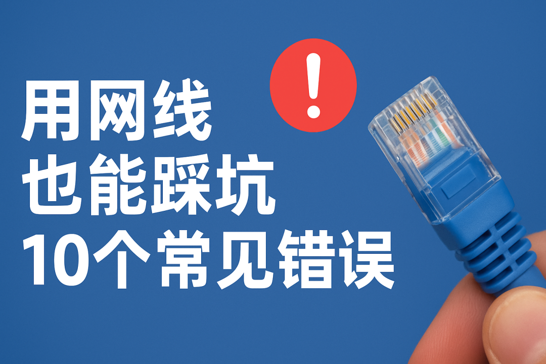 用网线也能踩坑？这 10 个使用以太网线时最常见的错误一定要注意